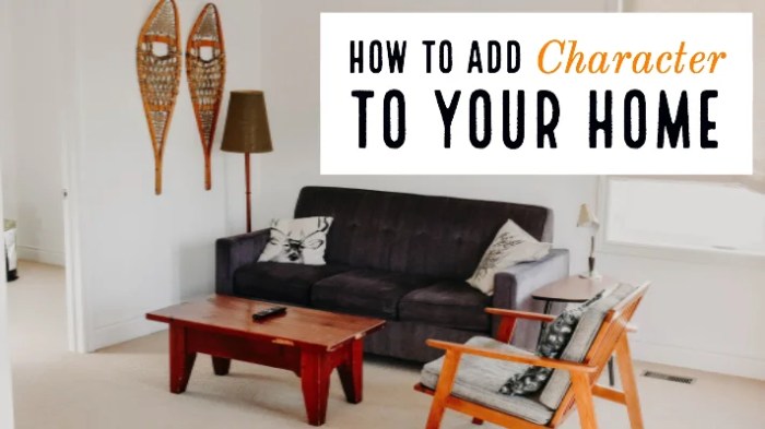 How to add character to a room